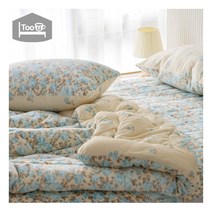 [투유] by조희선 더람 안티정전기 극세사 차렵이불 베개세트(SS)