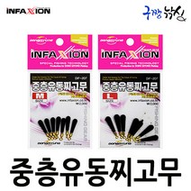 구짱낚시 동명 중층유동찌고무(DIF-207) 유동찌홀더 유동채비 중층채비소품, 중층 유동찌고무, S
