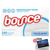 바운스 Bounce 포 센서티브 스킨 섬유유연제 드라이 시트 240매 +기프트