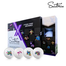 [세인트나인] 뉴 세인트나인 X 골프볼(3PCS), 화이트, 3개, 선택완료