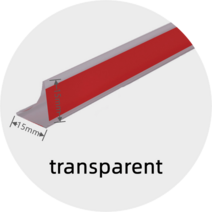 월풀욕조 매립욕조 월풀스파 매립형욕조 물스토퍼 차단기 샤워 건조 습식 분리 홍수 장벽 방수 주방 벽 코, 02 transparent_02 length 60cm