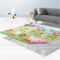 북유럽풍 헤링본 화이트 놀이방매트 방음 거실패드 푹신한 pe매트, 상품선택, 더블우드 12T 초특대