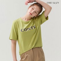 에밀리앤조이 코튼 모달 레터링티 5종