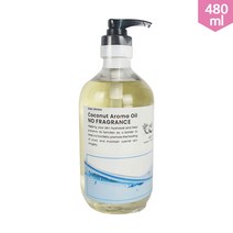 하이원테크 아로마 오일 480ml 코코넛 주성분 무향 바디오일, 1개