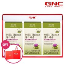 [GNC] 밀크씨슬 선물세트 (60캡슐x3병), A
