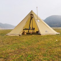 캠핑텐트 와일드 굴뚝 우드 그레이트 피라미드 핫 겨울 스커트, 3.green