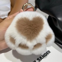 인형 액세서리작은 고양이 발톱] 진짜 렉스 토끼 모피 키 체인 펜던트 귀여운 봉제 공 가방 펜던트 생일 선물, 신선한 녹색 [No. 2]