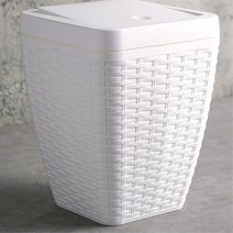 부엌휴지통 음식물쓰레기통 분리수거함 사무실 디자인쓰레기통 호텔휴지통, 화이트