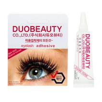 듀오뷰티풀 정품 안전인증 속눈썹풀 속눈썹 접착제 대용량5g/ 7g /15g 저자극 글루(7g상자없이), 1개, 검정 7g