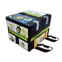 대성ENG EPP배달통 E 버클타입 48L 국산 2kg 전기자전거용, 검정