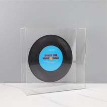 인테리어 레코드 LP 판 모형 오브제 전시 진열 소품 스튜디오 연극 모델하우스 집꾸미기, 블루 스몰 22X7X22cm