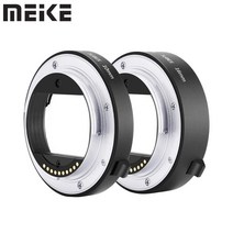 렌즈어댑터 Meike AF 자동 초점 매크로 연장 튜브 어댑터 링 올림푸스 파나소닉 루믹스 M4/3 OM-D E-M1 마, 한개옵션0