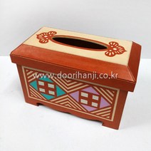 한지 휴지함 DIY 한지공예 만들기세트 두리한지공방, 04.분리형휴지함(4)_주황