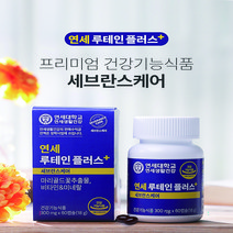 연세 루테인 플러스 300mg 60정 4병(8개월분) 6병(12개월분) 송도순 눈 건강 기능식품