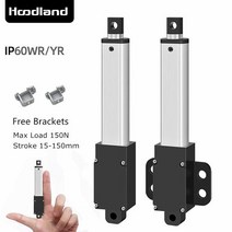 엑츄레이터 리니어 전동 소형 선형 엑츄에이터 전기 실린더 모터 캐비닛 용 창 오프너 브래킷 포함, M2 12V, Load 70N