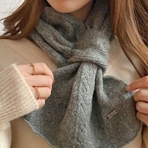 키메라제이 리프고리 울소재 쁘띠 머플러 목도리 4color