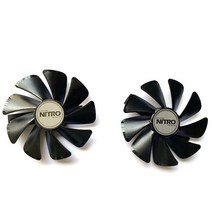2 피스 CF1015H12D FD10015M12D RX 590 580 480 470 GPU 쿨러 팬 사파이어 RX470 RX590 RX580 RX480 RX570 니트로 스페셜, [04] 2개