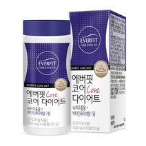 내츄럴플러스 권나라 에버핏 코어 다이어트 60정(1개월분) 녹차카테킨 함유, 1Box