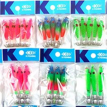 KF 샤이닝 옵빠이슷테 호래기 화살촉오징어 한치 모노낚시, 5cm(그린)
