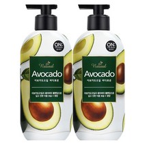 온더바디 더내추럴 아보카도오일 바디로션 400mlx2개, 400ml, 2개