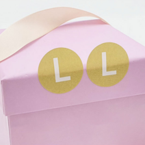 사이즈 스티커 L 다꾸 답례품 포장 옷 쇼핑몰