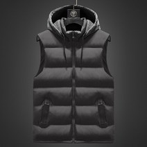 남녀공용 베이직 후드탈부착 패딩조끼 WI009PV