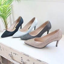 런슈즈 국내 여성 펄구두 스틸레토힐 펌프스 7cm
