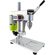 소형 탁상드릴 보루방 전동 드릴링머신 바이스포함 테이블 기계 가죽공예용, 탁상드릴 B세트, 1개