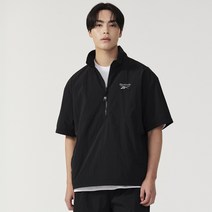리복 아노락 반팔 프라이머리 우븐 오버핏 블랙 국내매장정품