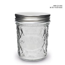 유리병 미르 크리스탈 200ml, 실버, 1개