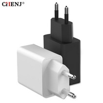 EU 어댑터 DC 5V 1A USB 인터페이스 편리한 여행용 전화 충전 헤드 내구성 있는 Lithe 블랙 화이트 유럽, 02 Black 5V 1A EU