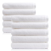 무형광 호텔수건 30수 170g 타올, 화이트, 10개