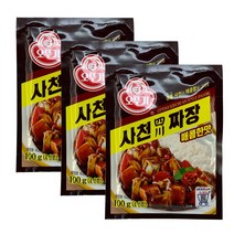 오뚜기 사천 짜장 매콤한맛 100g 3개