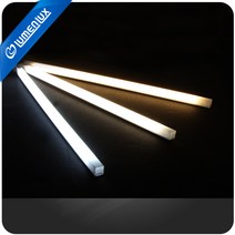 LED 큐빅바 (AC타입) / 220v 직결용 진열장 주방 캠핑 간접조명등 /루멘룩스, 15W(100cm), 유백커버-4000K(연한노란빛)