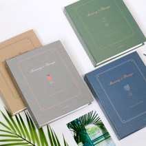 비팬시 메모리 포켓 앨범 4X6 160포켓, 네이비,그레이, 40매
