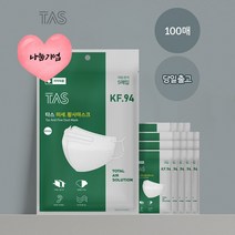 [타스] KF94 타스마스크 새부리형 대형 화이트 100매입, 1매입 x 100EA