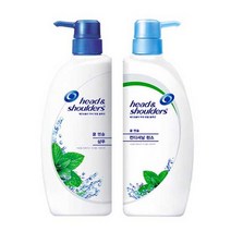 헤드앤숄더 쿨멘솔 샴푸850ML+린스850ML 비듬완화 가려움완화 시원한 샴푸린스 세트(해피바스 바디워시 8g 증정)