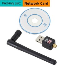 유심 라우터 이동식 와이파이 인터넷 에그 데이터 차량용 wifi network card mini usb adapter card 150 mbps 2dbi wifi 어댑터 pc, 검은색
