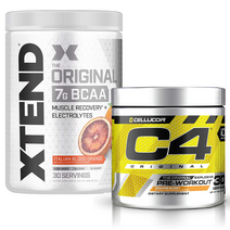 [C4 & Xtend Bundle] C4 프리워크아웃 + Xtend 오리지날 BCAA 30서빙 모음, 오렌지