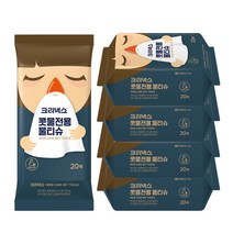 크리넥스 콧물전용 물티슈, 20매, 6팩