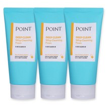 포인트 딥 클린 휩 클렌징폼 x2개, 포인트 딥 클린 휩 클렌징폼 x3