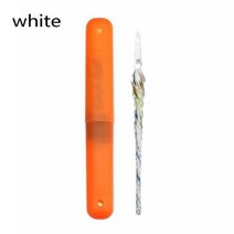 유리펜 Diy 공예 그림 서명 선물 유리 충전 잉크 드립 만년필 딥 펜, 없음, white