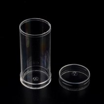 플라스틱 원형통 슬라임통 투명통 공병 원통형 1P