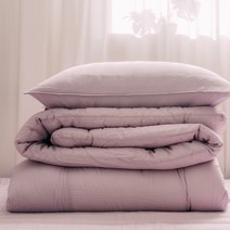 해밀홈 고급 60수 모달 100% 옥수수솜 차렵이불+패드+베개커버