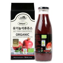 NFC착즙 유기농 석류 주스 원액 750ml 1병, 유기농 석류원액쥬스