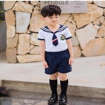 성가대복 성가대가운 찬양 초등학생을 위한 어린이 한국 학교 유니폼 정장 유치원 소년 소녀 티셔츠 네이비 스커트 선원 복장 코러스 의상교복 AliExpress, boys set+160cm height