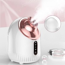 [쟈니스] 페이스 스티머 피부미용 나노스팀기, 핑크