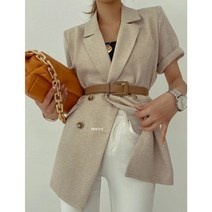 에버리씽 여성 데일리 하늘하늘 뒤포인트 자켓 W9185