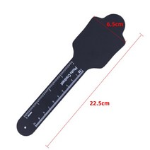 치과 사진 대비 보드 구강 이미지 블랙 플레이트 스케일 마크용 교정 도구 오토클레이브 가능, 04 C-4B