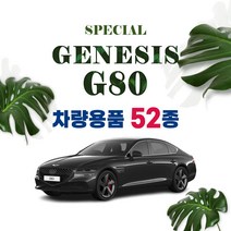 [차랑] 신형 제네시스 G80 용품 튜닝 악세사리 키케이스 인테리어 커버 몰딩 모음, 21 메탈 도어스텝